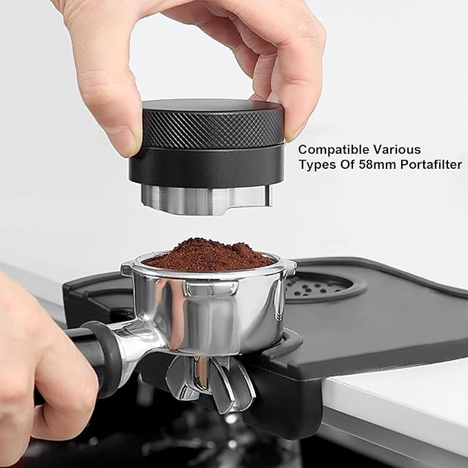 58mm Espresso Accessories Kit, Espresso Distributor, Dosing Funnel and Puck Screen Set, WDT Tool Espresso, Coffee Tamper Espresso Machine Accessories for 58 mm Portafilter Barista Tools