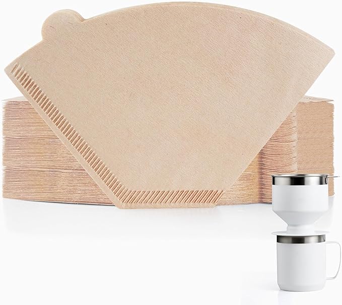 100PCS Coffee Filter Compatible with Stanley Pour Over, Disposable Paper Filters