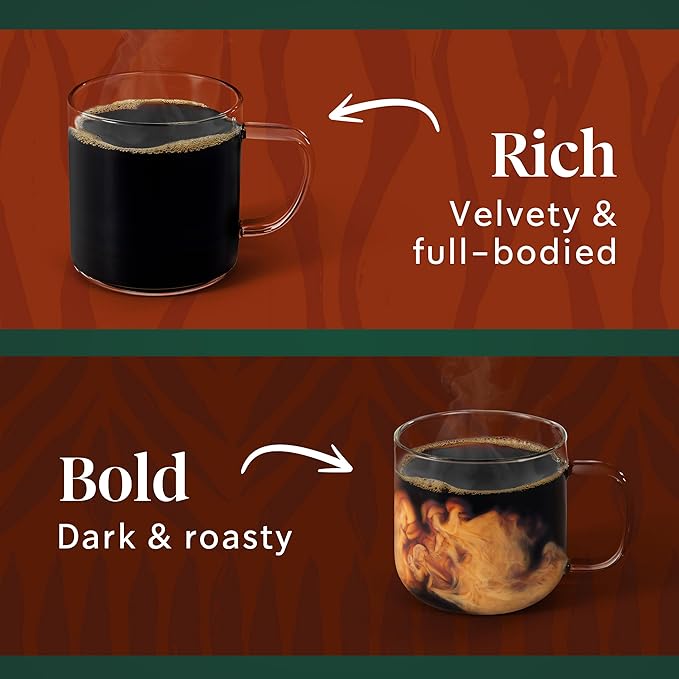 Starbucks Whole Coffee Beans, Dark Roast Hot or Iced Coffee, Variety Pack, Three 12 oz Bags