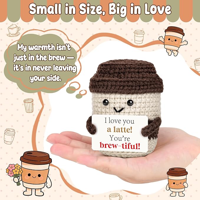 Birthday Valentine's Day Coffee Lover Gifts for Women Her I Love You Gifts for Wife Girlfriend Best Friend Sister Mom Daughter Teens Girls Handmade Coffee Mug Desk Decor Graduation Galentine's Day