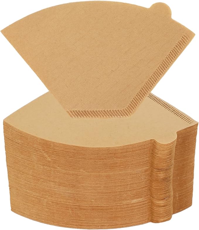 Coffee Filters #2, 500 Count Coffee Filters Natural Unbleached Disposable Coffee Filters 2 Filter Cone Paper for Coffee Makers