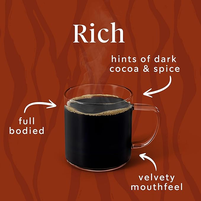 Starbucks Whole Coffee Beans, Dark Roast Hot or Iced Coffee, Caffè Verona, Six 18 oz Bags