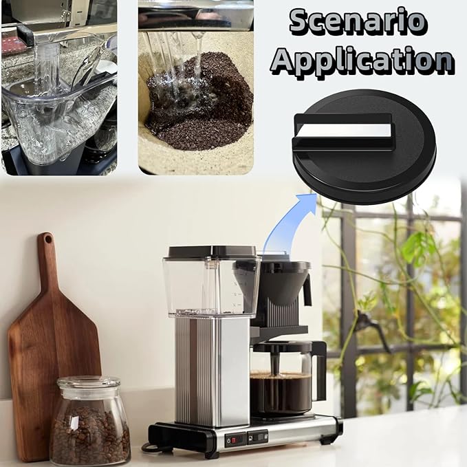 13114 Coffee Brew Basket Lid for Technivorm Moccamaster Coffee Makers - Compatible with Models K, KB, KBG, KBS, KBT, KBTS, KBGT, CDG, CDT, CDGT (13114, 1.0L & 1.25L), Coffee Machine Replacement Part