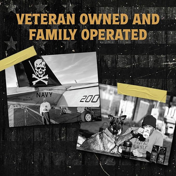 Warpath Coffee Dark Roast Whole Bean Coffee, Mariner's Blend, High Caffeine, Extra Strong Roasted 100% Arabica Coffee Beans Whole, Rich Aroma, Full-Bodied Intense Cup, Created by Navy SEALs, 2lb