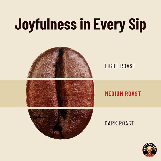 Vietnamese Coffee Beans – Saigondan Joyful 100% Arabica Whole Bean Medium Roast – Premium Single Origin, Direct Trade Vietnamese Coffee – 12 oz