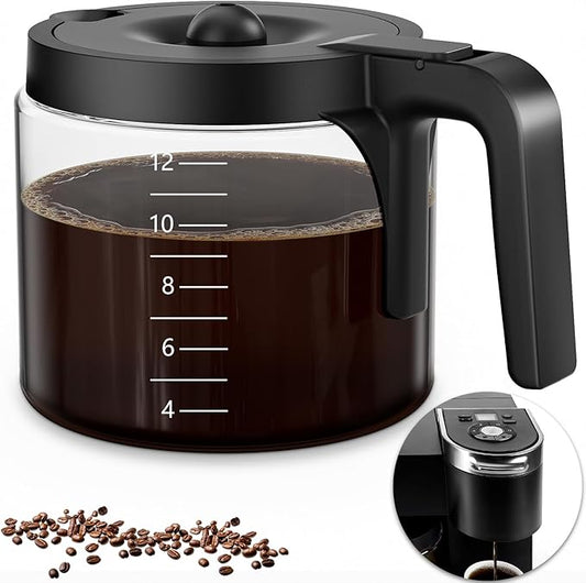 12 Cup Coffee Pot Replacement Only Compatible with Keurig K-DUO 5100 Coffee Machine, Carafe Replacement for K-DUO 5100, Durable & Reliable to Restore Brewer Performance