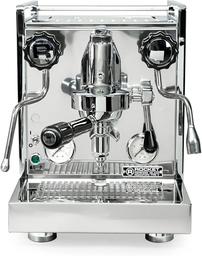 Rocket Espresso Cronometro V Espresso Machine | Shot Timer | PID Controller | Heat Exchanger | Vibratory Pump | (MOZZAFIATO CRONOMETRO V)