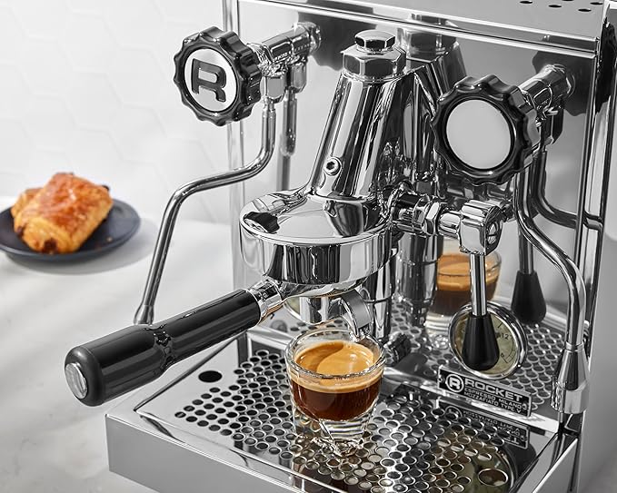 Rocket Espresso Cronometro V Espresso Machine | Shot Timer | PID Controller | Heat Exchanger | Vibratory Pump | (MOZZAFIATO CRONOMETRO V)