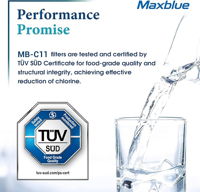 Maxblue Coffee Filter, Replacement for De'Longhi® Water Filter, DLS C002 De'Longhi® Filter, ECAM/ETAM/EPAM Series, TÜV SÜD Certified (4 Packs）