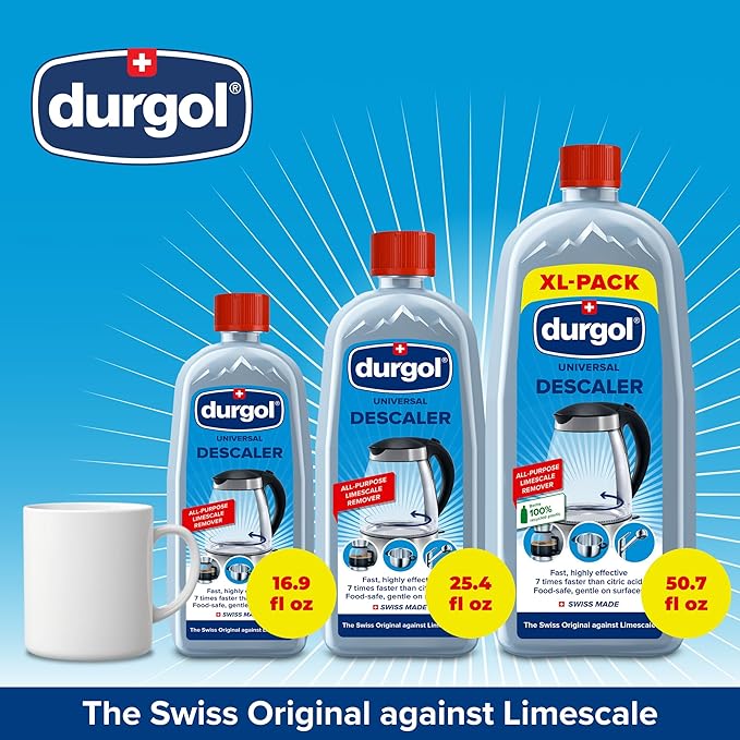 Durgol Universal Multipurpose Descaler/Decalcifier for Kitchen and Household Items, 25.4 Ounce