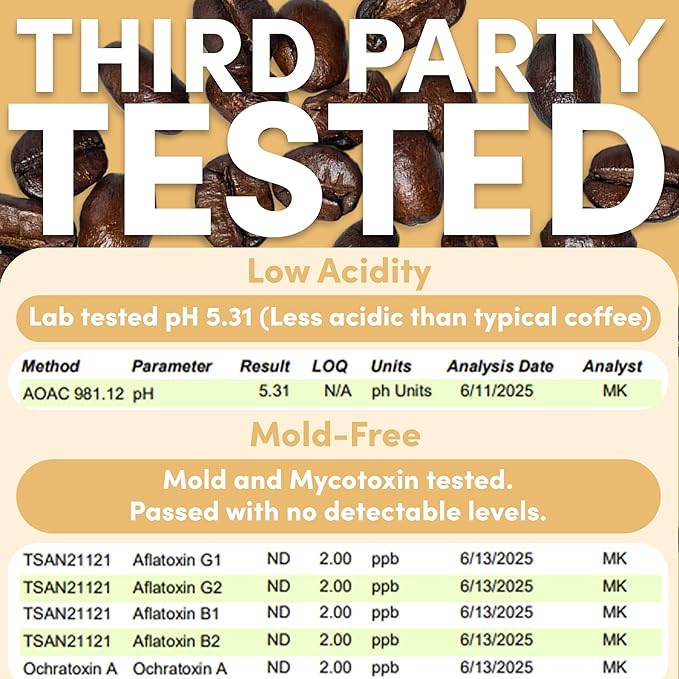 Sarasota Coffee Whole Bean Creme Brulee | Medium Roast Gourmet Flavored Coffee Beans | Low Acid, Mold Free, Specialty Grade Bulk Beans | 5lb (80 oz)