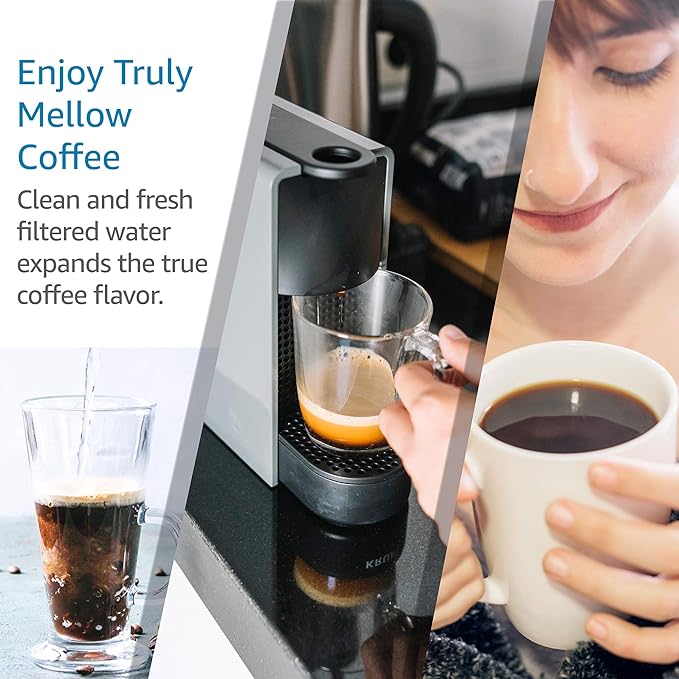 AQUA CREST Coffee Filter, Replacement for Brita® Intenza+® Water Filter Gaggia®, Philips®, Saeco®, CA6702/00, Intenza+® Water Filter, TÜV SÜD Certified (Pack of 4)