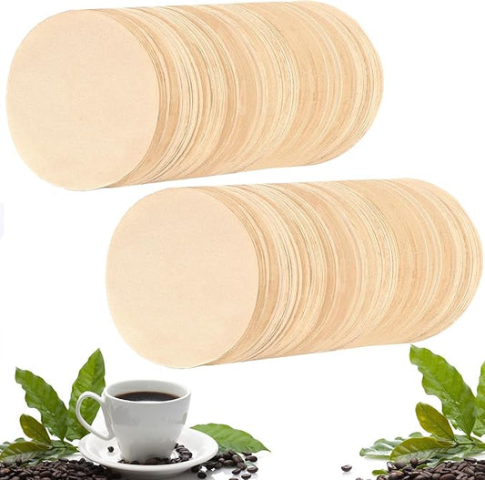 800 Count Espresso Coffee Filters, 64 mm Unbleached Round Coffee Paper Filter for Espresso Machine, Disposable Coffee Filter Compatible with Espresso Coffee Maker