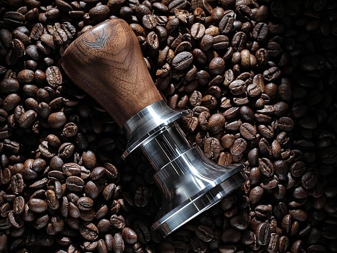 54mm Espresso Accessories Kit – Breville Espresso Machine Accessories Set with Walnut Tamper, Distribution Tool, Tamping Station, Naked Portafilter & Puck Screen – Fits Barista Express, Pro, To