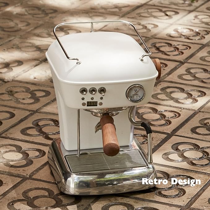 Ascaso Dream PID, Programmable Home Espresso Machine w/Volumetric Controls, 120V (Anthracite)