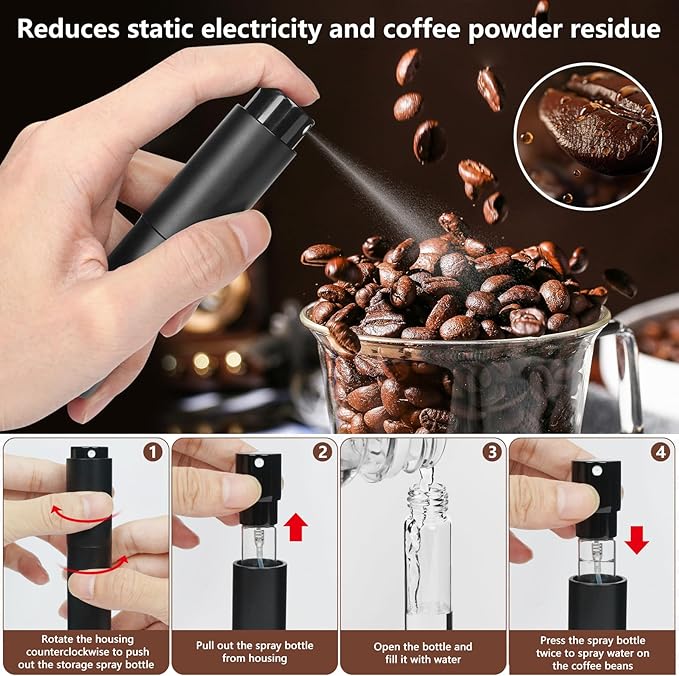 Y-Step 51mm Espresso Tamper Set with 30lb Calibrated Spring Loaded, Espresso Accessories Kit with Coffee Tamper Tool, Coffee Stirrer, Tamper Mat, Spray Bottle, Barista Hand Tamper for Espresso Machine