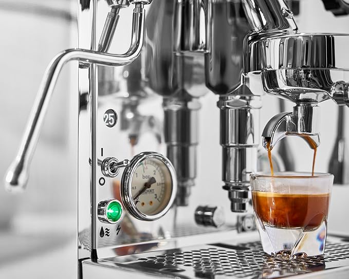 Rocket Espresso Cronometro V Espresso Machine | Shot Timer | PID Controller | Heat Exchanger | Vibratory Pump | (MOZZAFIATO CRONOMETRO V)