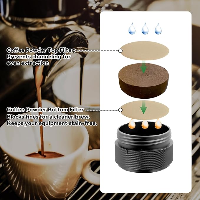 Coffee Filters Compatible with OXO Rapid Brewer, 500 Pcs Disposable Round Filter Paper for OXO Cold Brew Coffee Maker