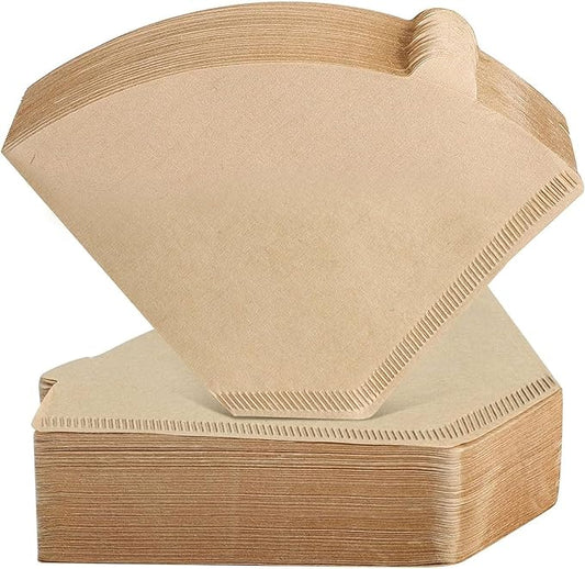 600 Count Cone Coffee Filters #4, Clinuse Unbleached Size 04 Coffee Filters 8-12 Cup, Disposable Natural Paper Filters, No.4 Cone Filters for Ninja, Cuisinart, Pour Over and Drip Coffee Maker