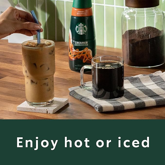 Starbucks Whole Coffee Beans, Medium Roast Hot or Iced Coffee, Pike Place Roast, Six 12 oz Bags