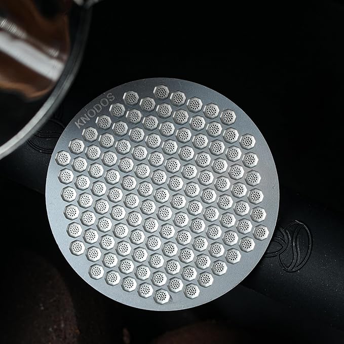 51mm Espresso Puck Screen- High-Grade Stainless Steel Plate Disk Coffee Filter, Optimal Espresso Extraction, Fits Delonghi & More, Easy Clean Design (Silver, 51mm)
