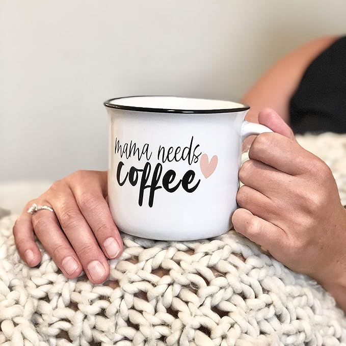 CAM N HONEY Mom Fuel Coffee Mug Set | Mama Coffee Campfire Mugs | Perfect Gifts For Best Mom Ever